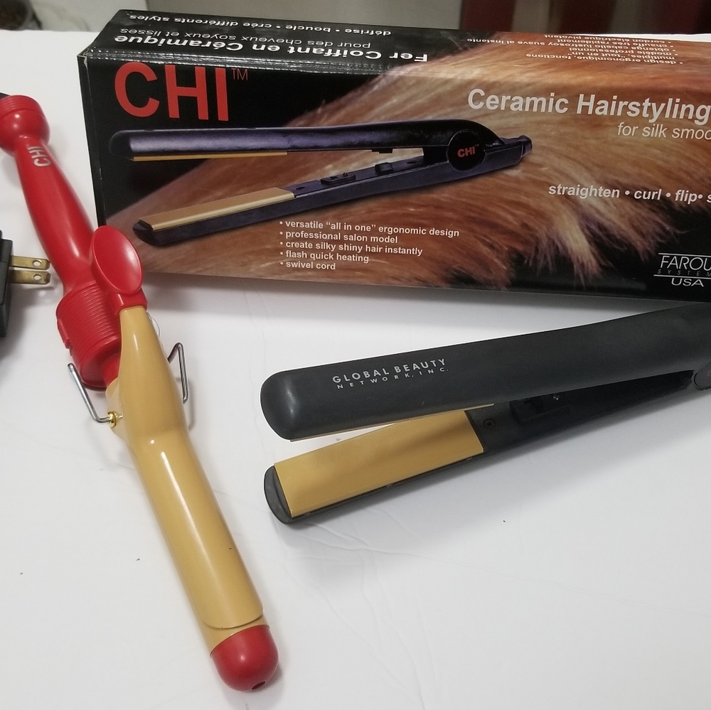 CHI ceramic hairstyling irons